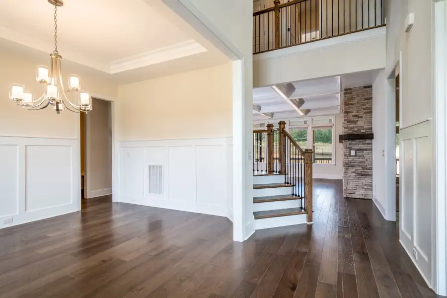 Representative unfurnished interior of a home built from the Harvard by Greybrook Homes in Deer Brook, Mooresville (Image 25).