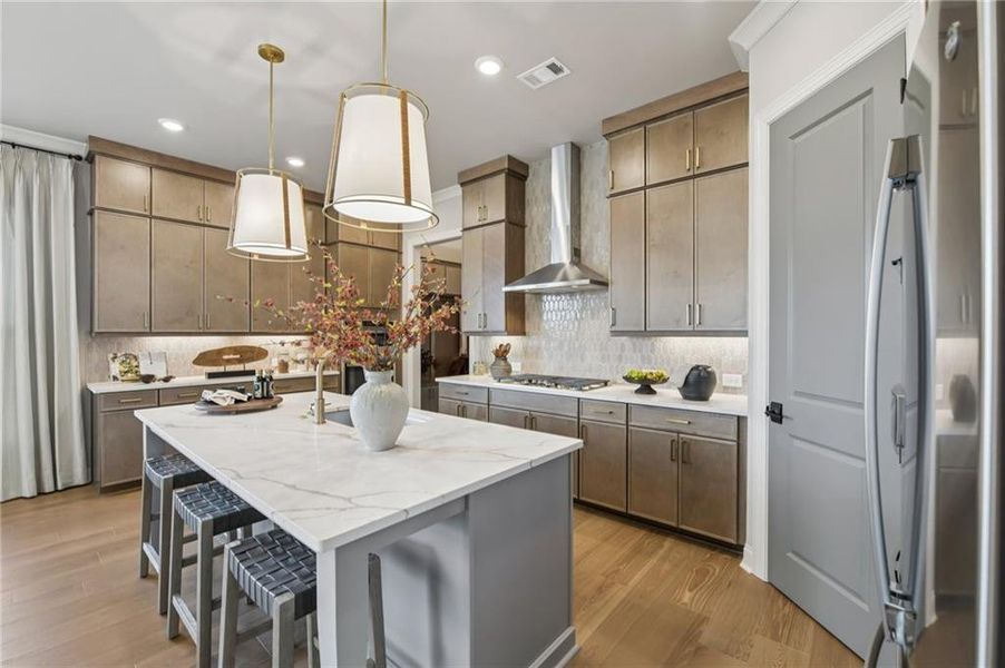 Furnished interior view inside a new home in Palisades Single Family, Cumming (Image 36).
