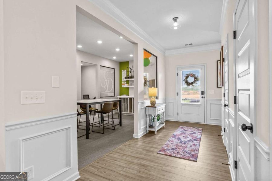 Furnished interior view inside a new home in Trellis Park, Hampton (Image 9).