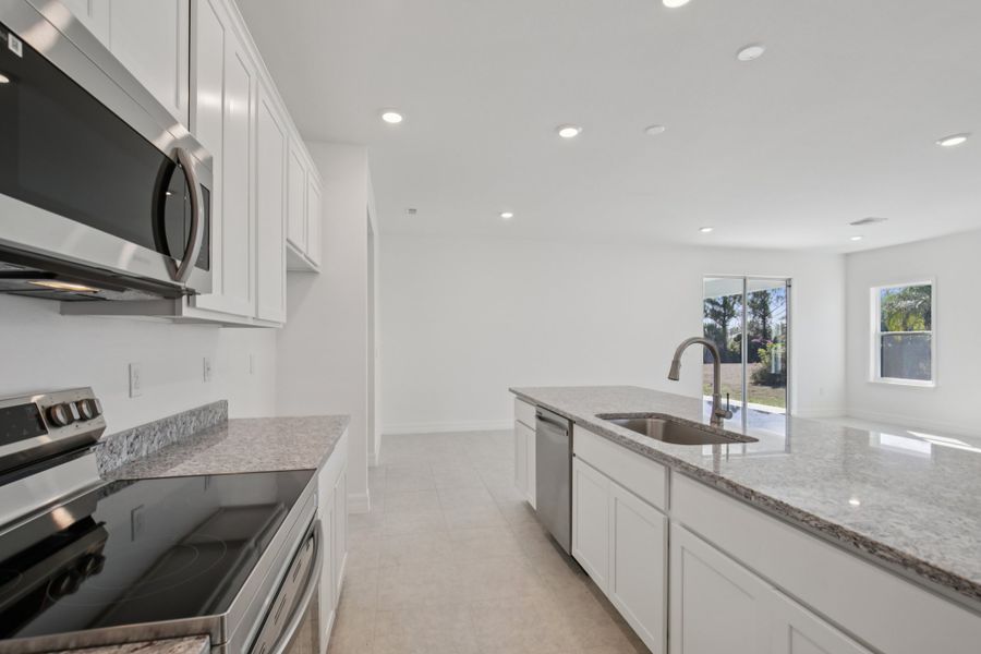 Representative furnished interior of a home built from the Melody by Maronda Homes in Port St. John, Cocoa (Image 8).
