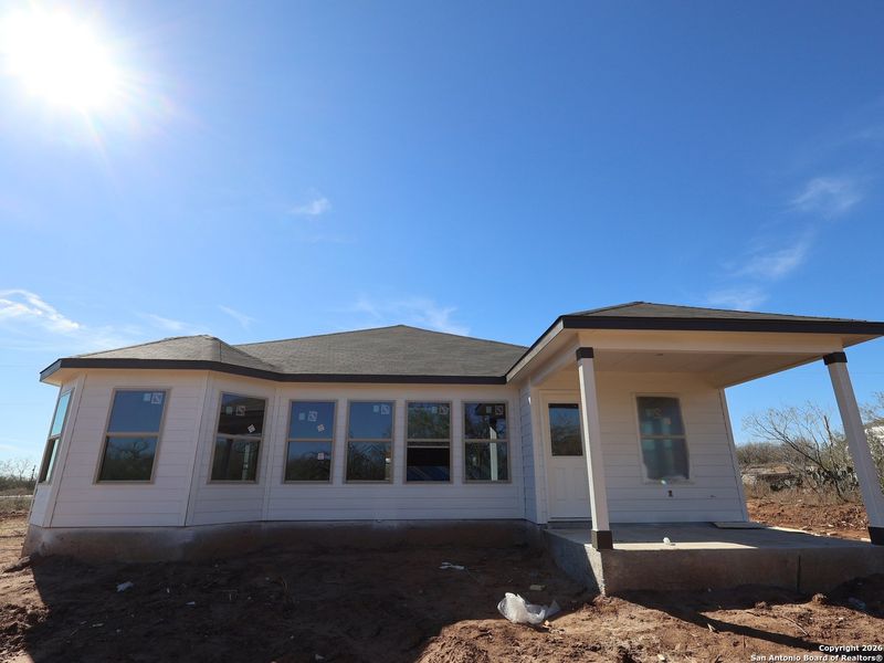 In-progress construction of a new home in Chaparral Ranch, Floresville, TX (Image 28).