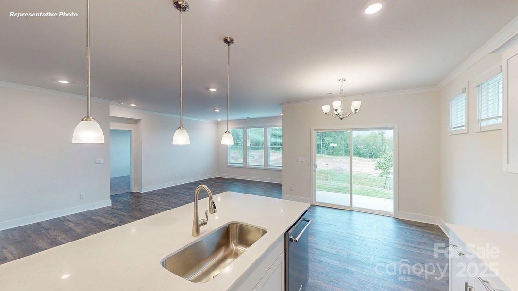 Furnished interior view inside a new home in Westport, York (Image 8).
