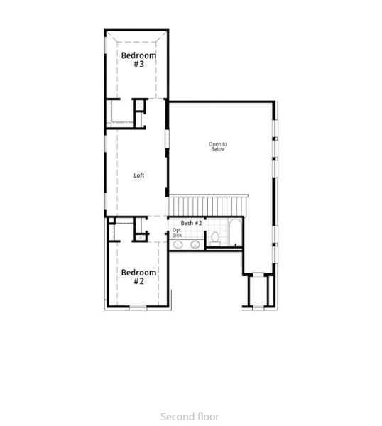 2D floor plan layout of this home in Mantua Point: 40ft. lots, Van Alstyne, TX (Image 3). 2D floor plan layout of this home in Mantua Point: 40ft. lots, Van Alstyne, TX (Image 3).