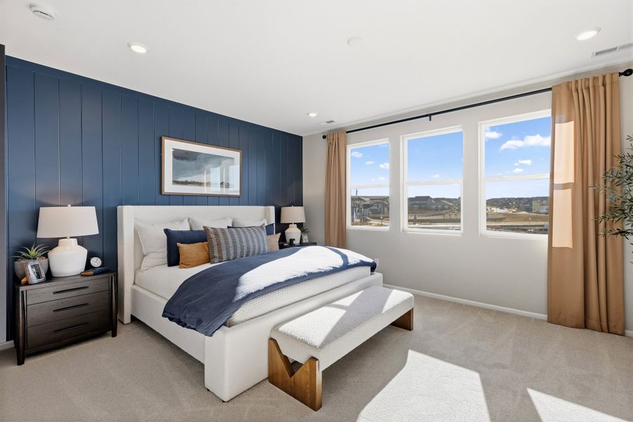 Representative furnished interior of a home built from the 5007 by Risewell Homes in The Estates Collection at Murphy Creek, Aurora (Image 9). Representative furnished interior of a home built from the 5007 by Risewell Homes in The Estates Collection at Murphy Creek, Aurora (Image 9).