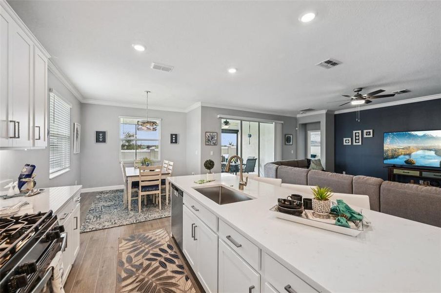 Furnished interior view inside a new home in , Wimauma (Image 11). Furnished interior view inside a new home in , Wimauma (Image 11).