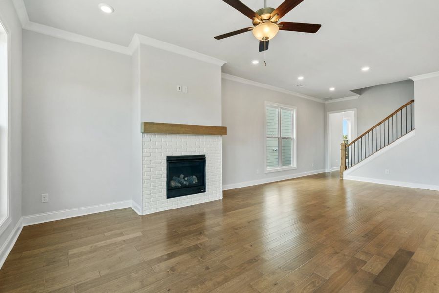 Representative unfurnished interior of a home built from the The Camilla by The Providence Group in Aberdeen, Hoschton (Image 18).