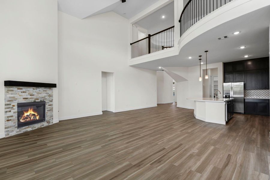 Furnished interior view inside a new home in Coastal Point, League City (Image 2). Furnished interior view inside a new home in Coastal Point, League City (Image 2).