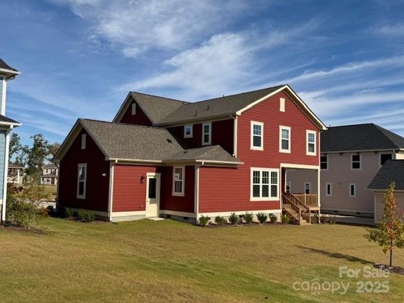Front exterior of a new home in Riverwalk, Rock Hill, SC, highlighting curb appeal (Image 17).