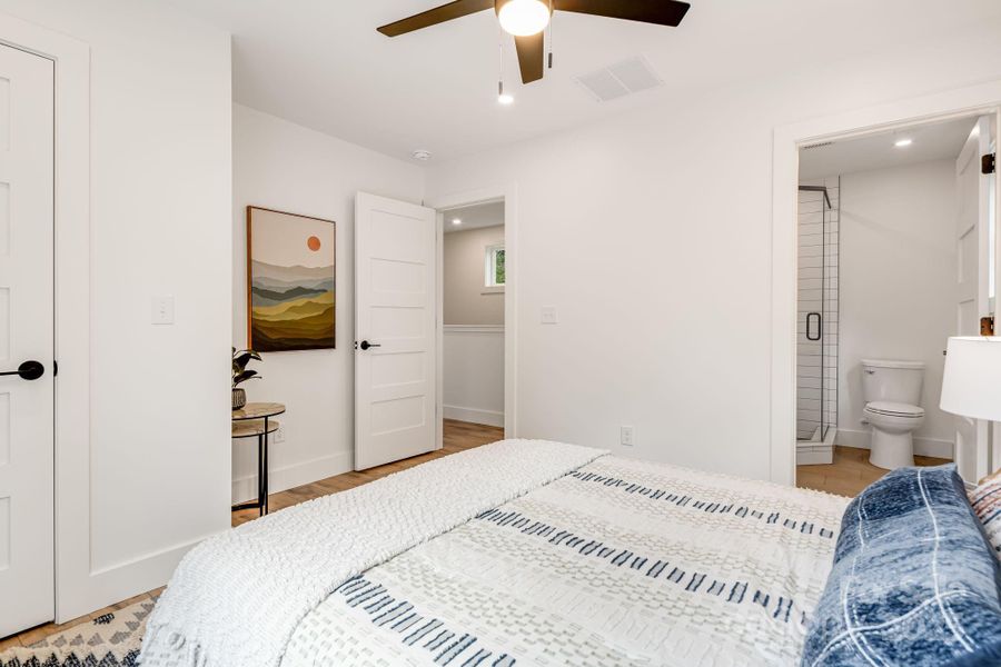 Furnished interior view inside a new home in , Asheville (Image 23).
