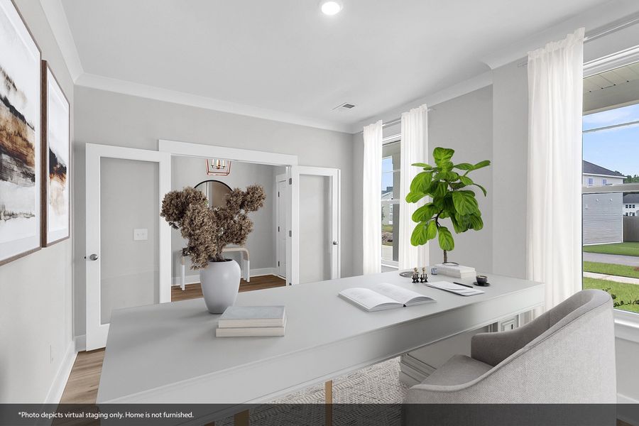 Furnished interior view inside a new home in Pebble Branch, Chapin (Image 8).