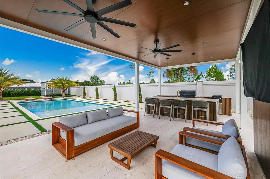 Exterior details and patio area of a home in , Homestead (Image 2).