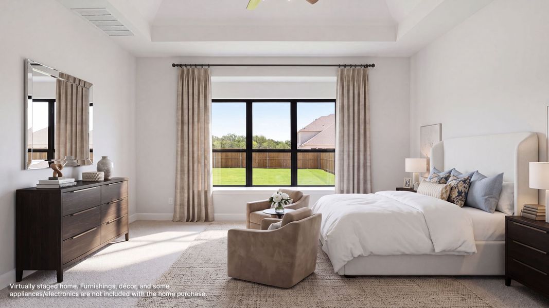 Furnished interior view inside a new home in Sonoma Verde, McLendon-Chisholm (Image 9).