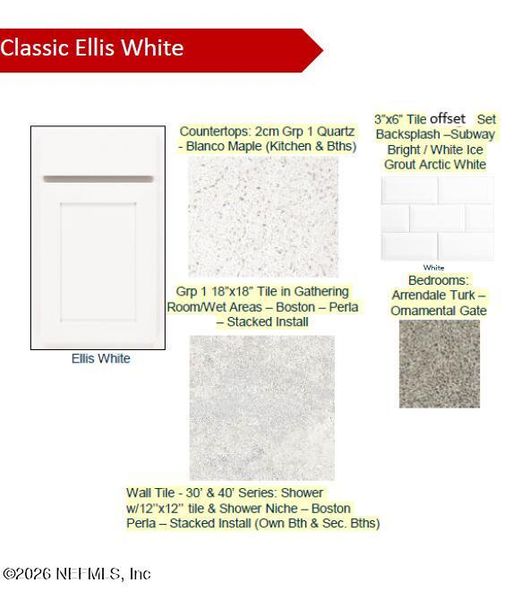 Sample of building materials used in homes in Wells Landing, Jacksonville (Image 15).