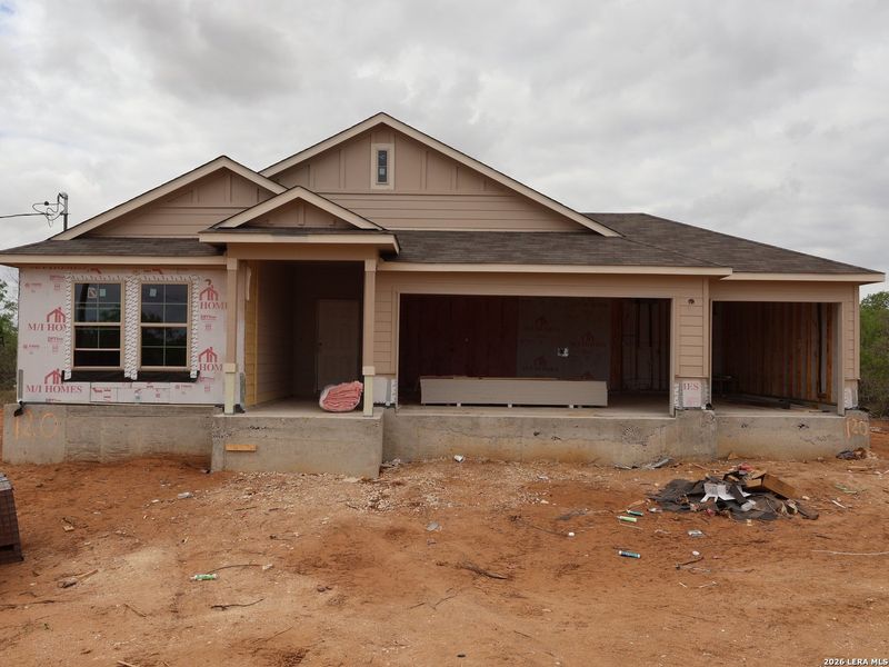 In-progress construction of a new home in Chaparral Ranch, Floresville, TX (Image 22).