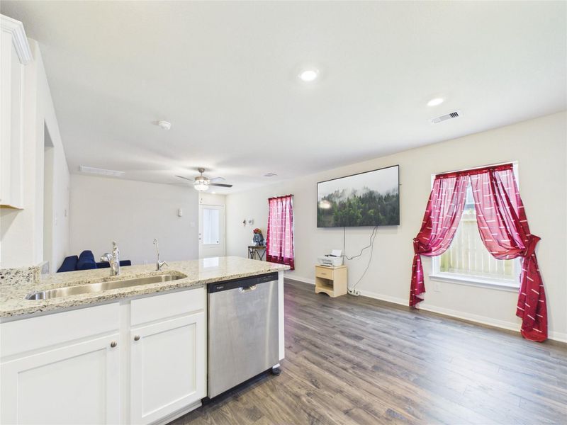 Furnished interior view inside a new home in Park Vista at El Tesoro, Houston (Image 10).