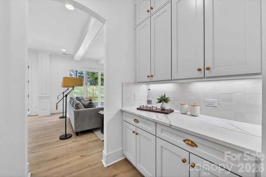 Furnished interior view inside a new home in , Charlotte (Image 16).