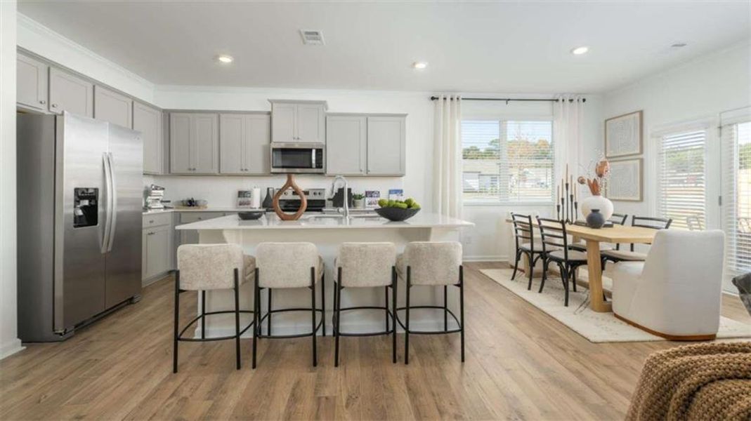 Furnished interior view inside a new home in Rosewood Farms, Acworth (Image 9).