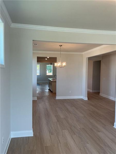 Spacious, unfurnished interior of a new home in Wehunt Meadows, Hoschton (Image 17).