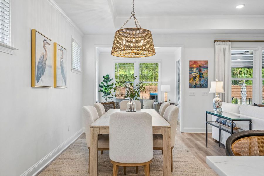 Furnished interior view inside a new home in Del Webb Charleston at Nexton, Summerville (Image 14).