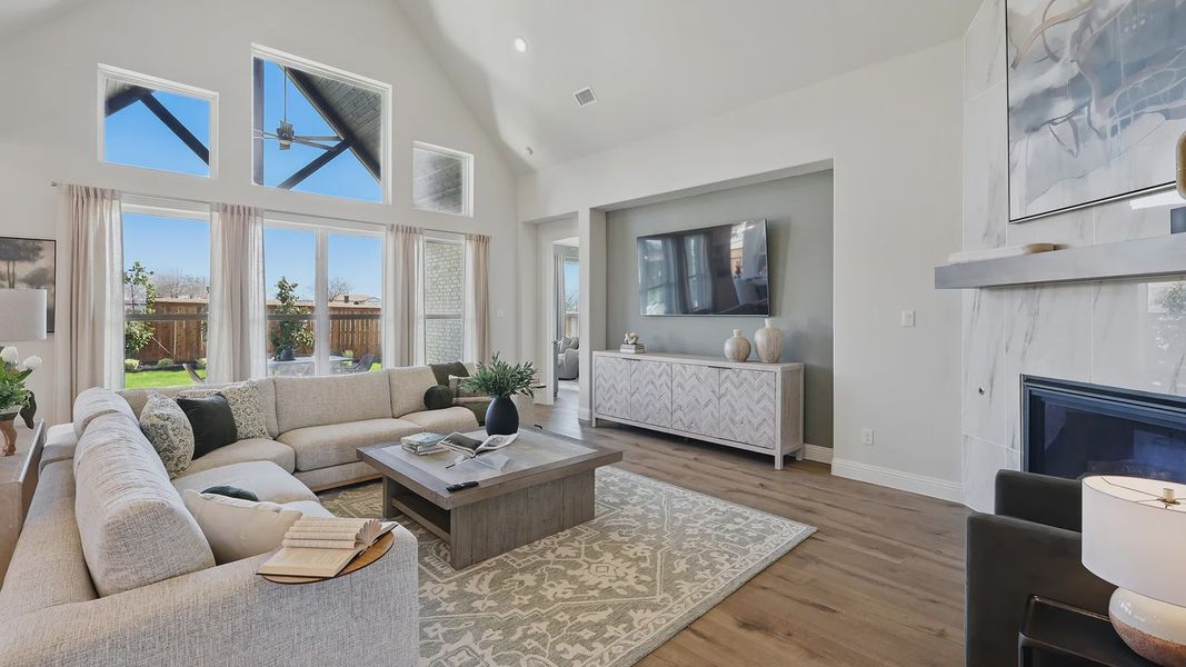 Furnished interior view inside a new home in Rio Vista at Kelly Ranch, Aledo (Image 7).