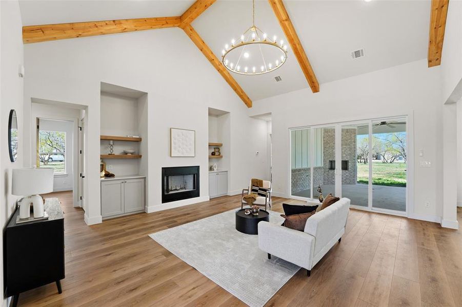 Furnished interior view inside a new home in , Fort Worth (Image 7).
