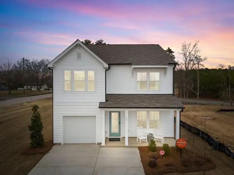 Representative exterior photo of a completed home built from the Hudson by True Homes in Whispering Hills, Locust, NC (Image 2).