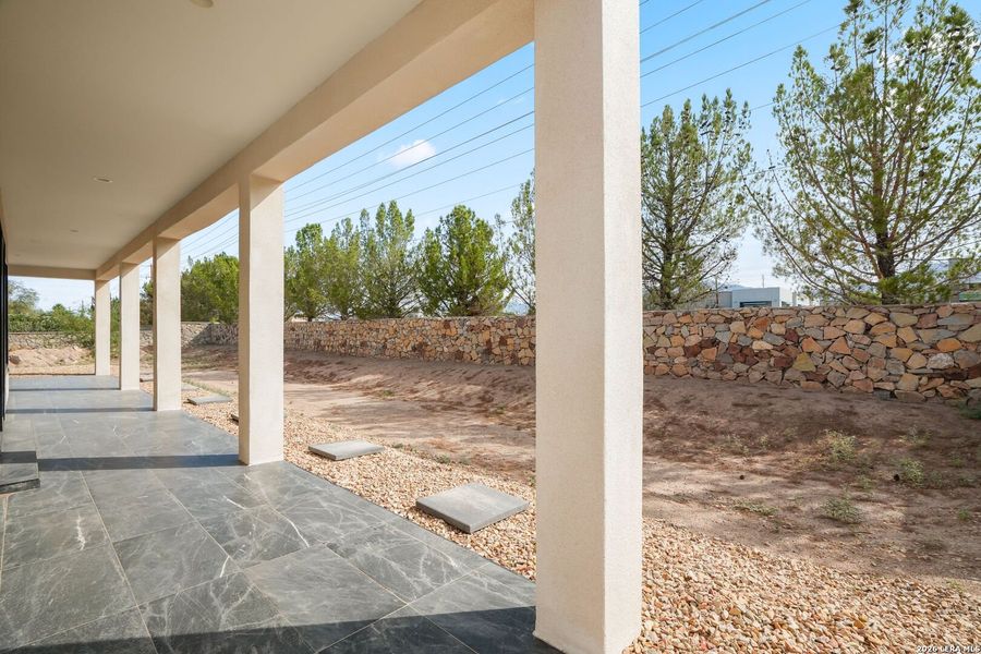 Exterior details and patio area of a home in , El Paso (Image 3).