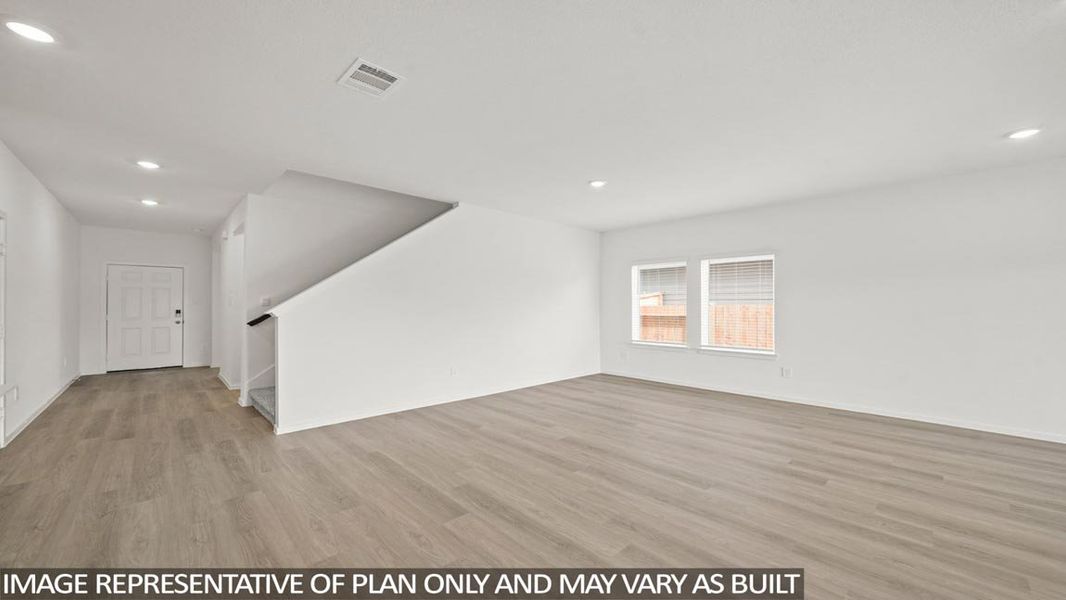 Spacious, unfurnished interior of a new home in New Waverly Station, New Waverly (Image 13).