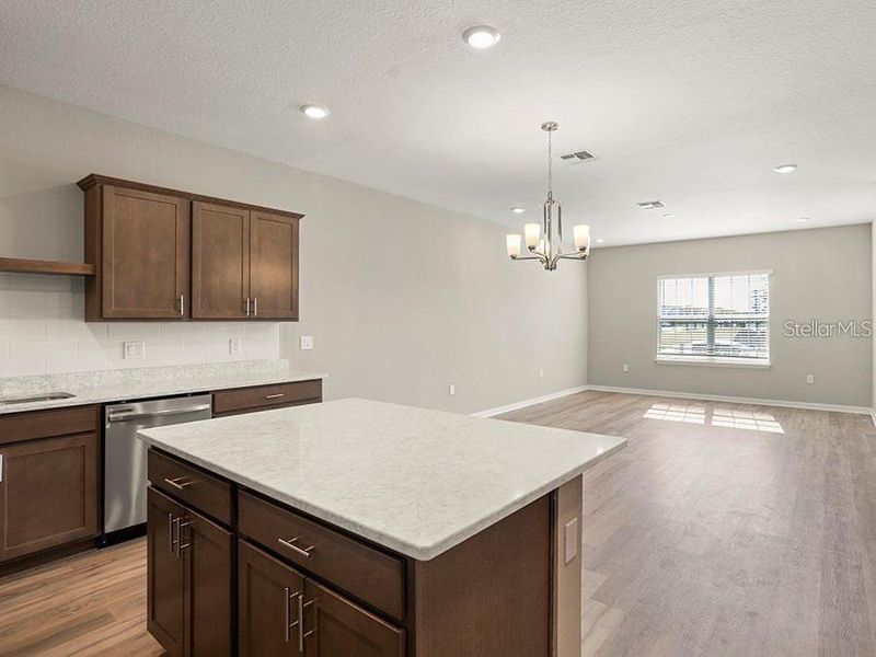 Furnished interior view inside a new home in The Crossings - Townhomes, St. Cloud (Image 8).