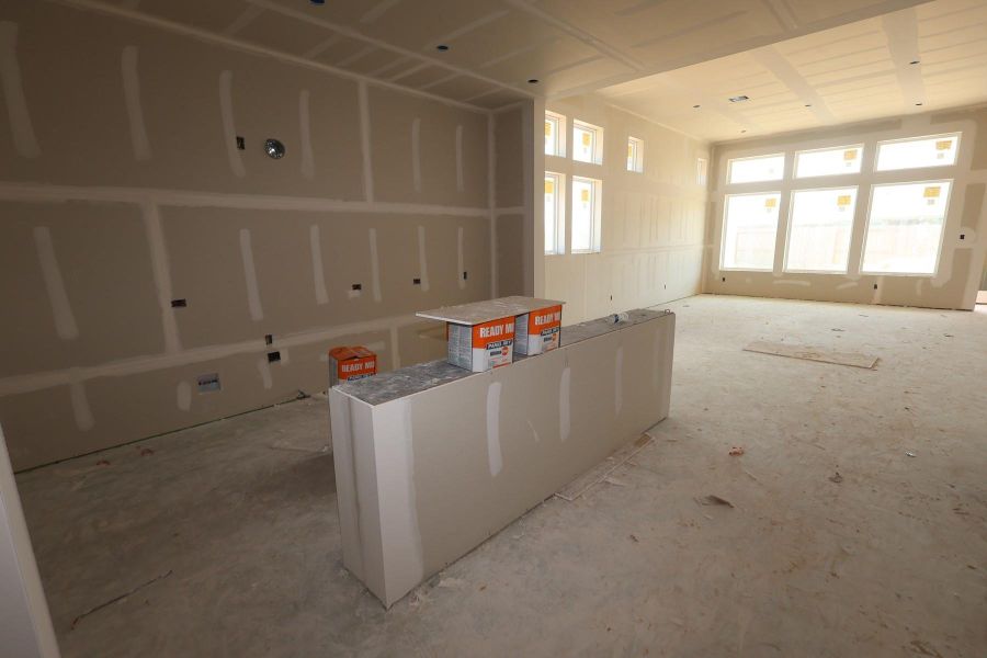 In-progress construction of a new home in Jordan Ranch - Terrace Collection, Fulshear, TX (Image 6).