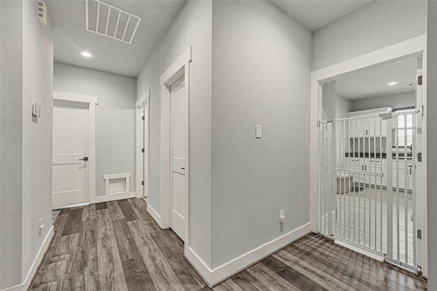 Another view of the hallway