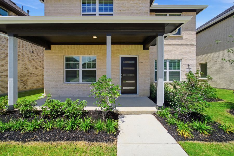 Exterior details and patio area of a home in La Terra, Celina (Image 3). Exterior details and patio area of a home in La Terra, Celina (Image 3).