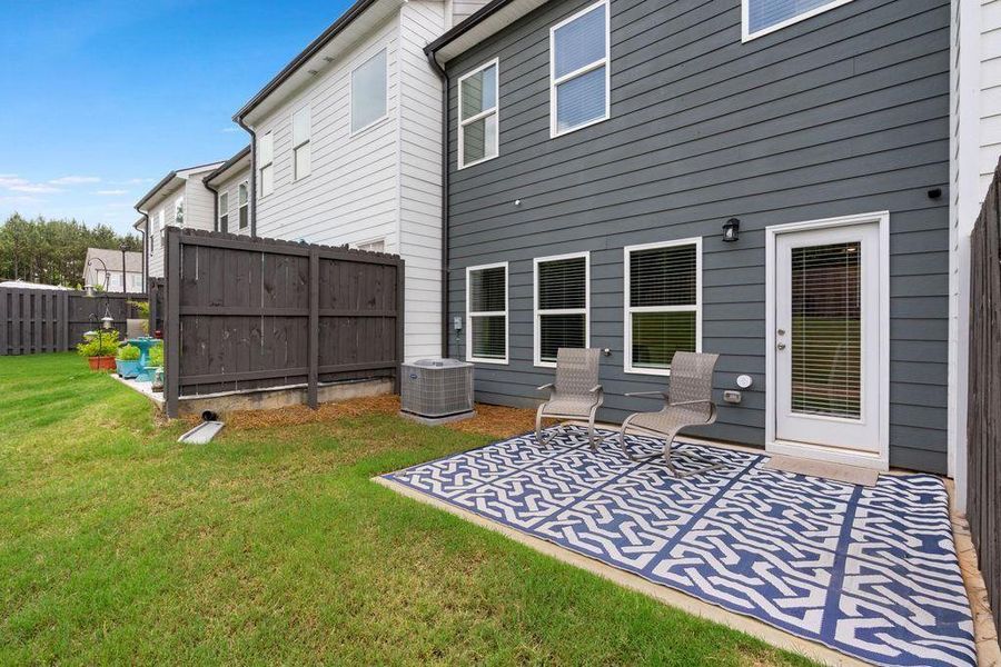 Exterior details and patio area of a home in , Hoschton (Image 3).