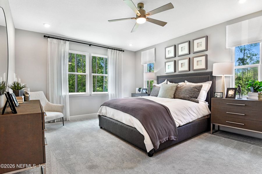 Furnished interior view inside a new home in , Palm Coast (Image 14).