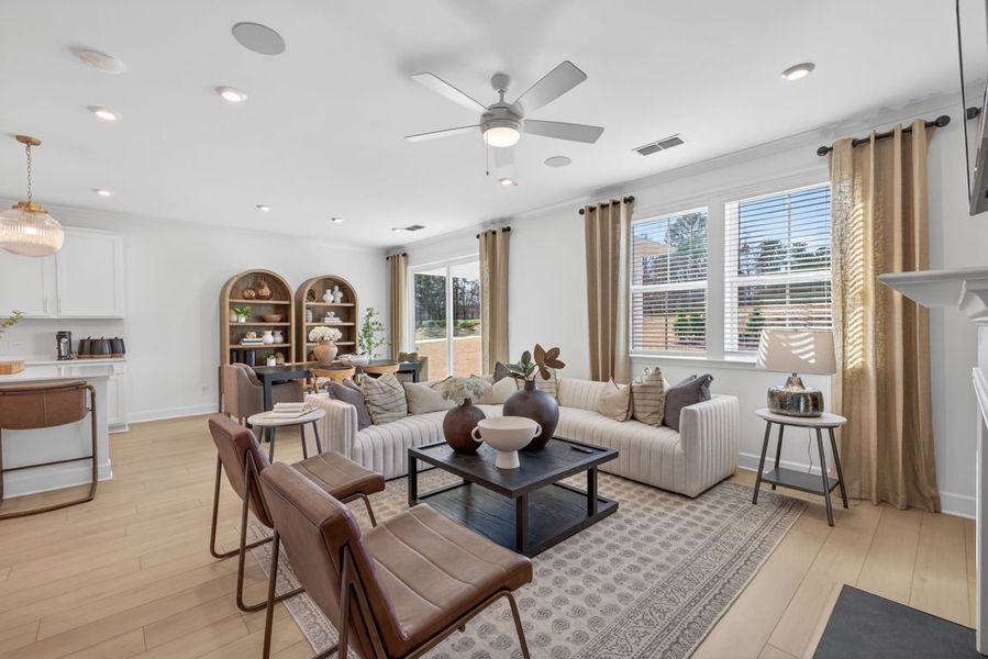 Representative furnished interior of a home built from the Valen by Pulte Homes in Linden Grove, Powder Springs (Image 17).