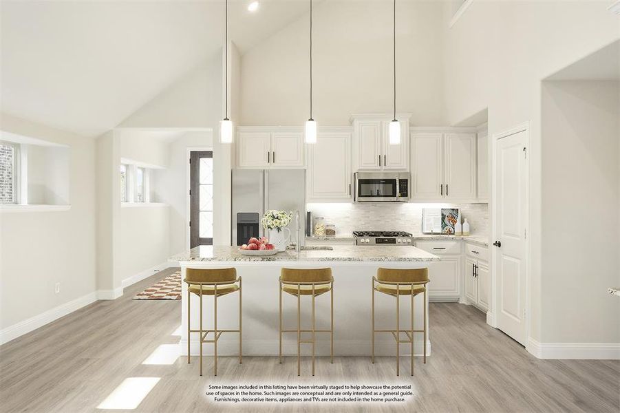 Furnished interior view inside a new home in Woodstone, Providence Village (Image 13). Furnished interior view inside a new home in Woodstone, Providence Village (Image 13).