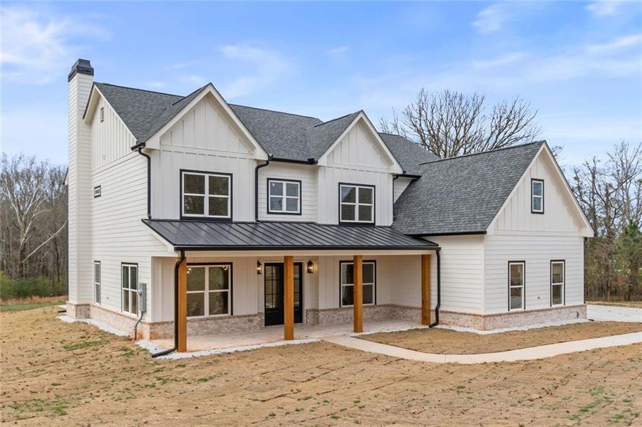 Exterior details and patio area of a home in , Social Circle (Image 31).