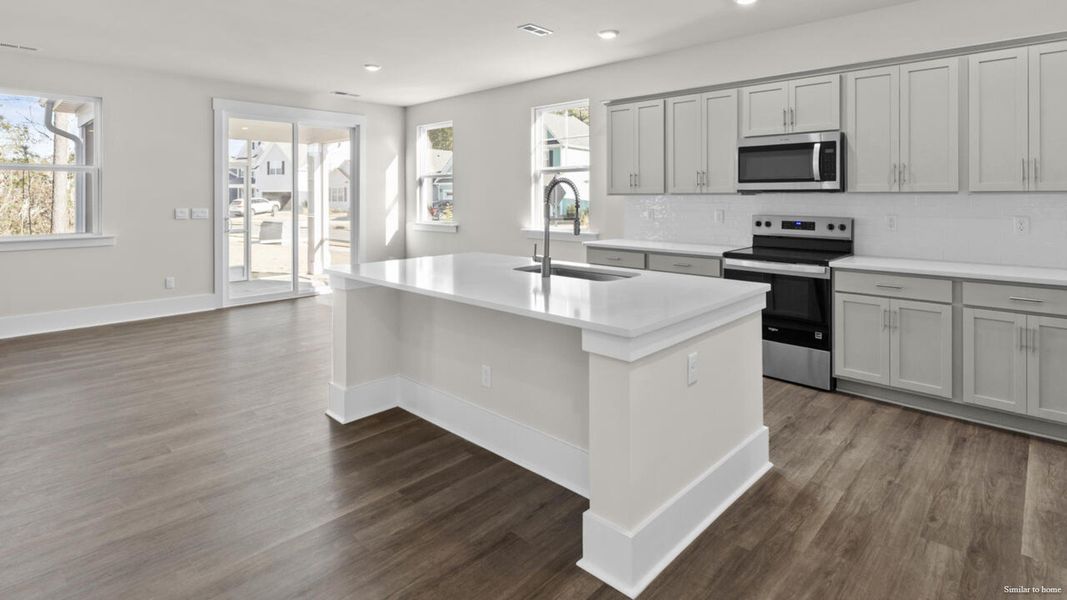 Furnished interior view inside a new home in The Haven at Indigo Preserve, Leland (Image 9).