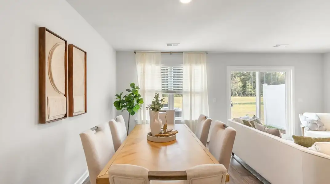Furnished interior view inside a new home in Pine Hills Townhomes at Cane Bay, Summerville (Image 4).