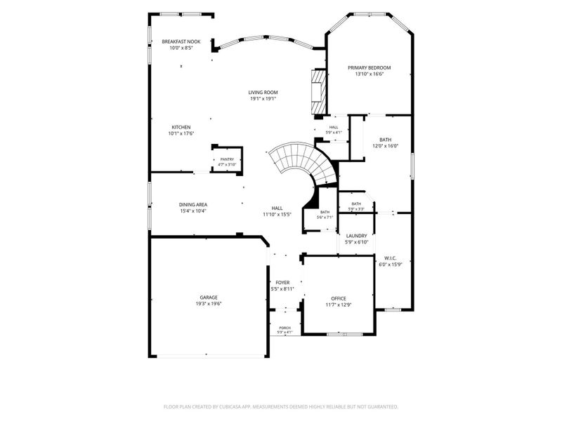 2D floor plan layout of this home in Candela, Richmond, TX (Image 6).