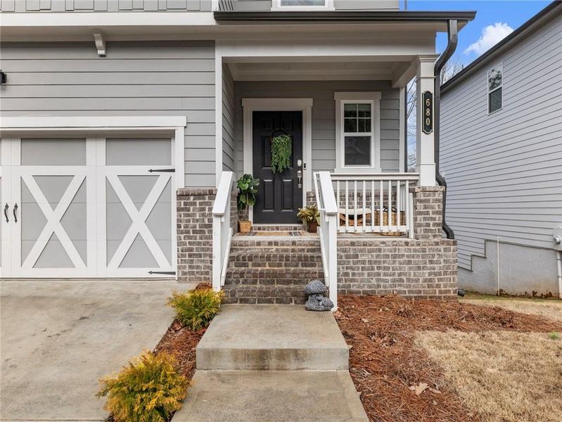 Exterior details and patio area of a home in Creekside at Farmers Crossing, Ball Ground (Image 19). Exterior details and patio area of a home in Creekside at Farmers Crossing, Ball Ground (Image 19).