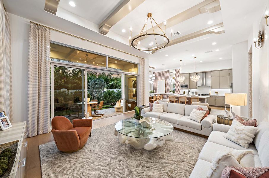Representative furnished interior of a home built from the Stellar by GL Homes in Valencia Sky (55+), Naples (Image 7). Representative furnished interior of a home built from the Stellar by GL Homes in Valencia Sky (55+), Naples (Image 7).