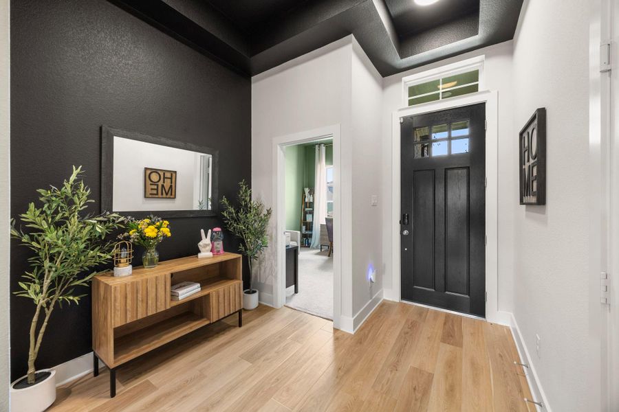 Furnished interior view inside a new home in , Fulshear (Image 17).