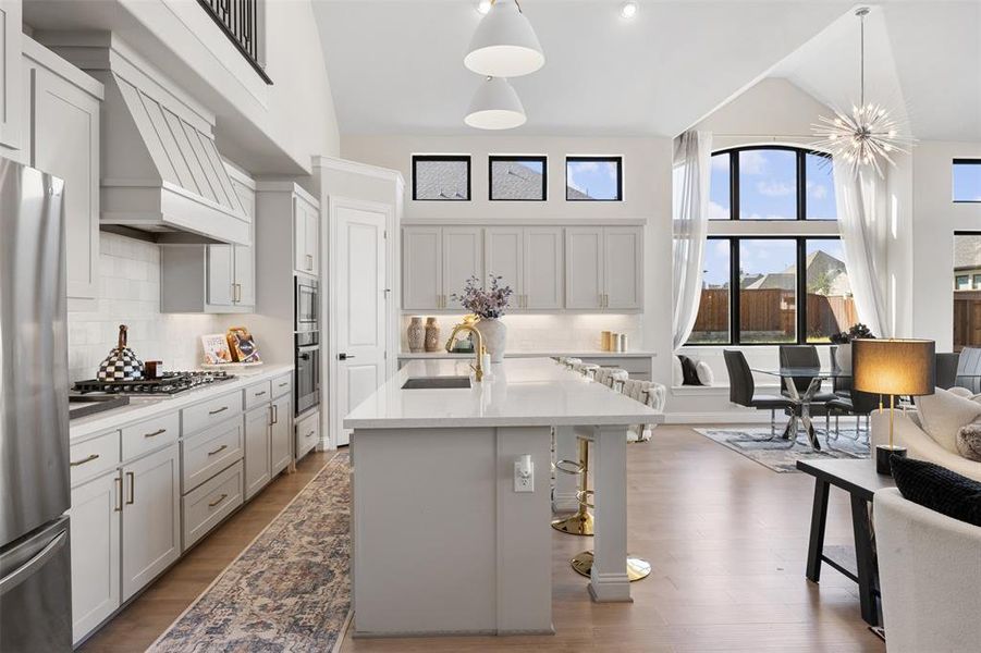 Furnished interior view inside a new home in Somercrest, Midlothian (Image 9).