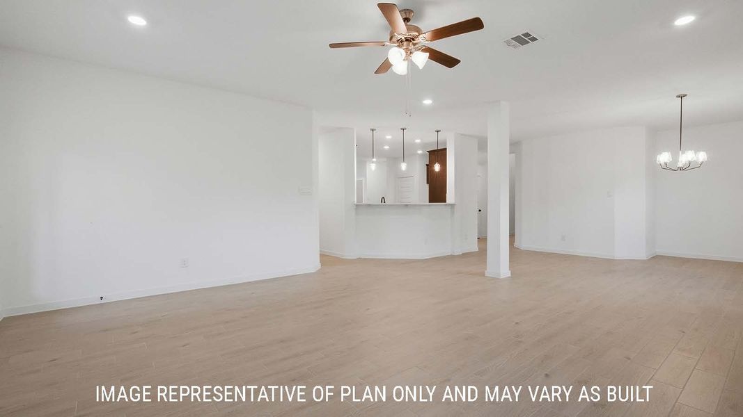 Spacious, unfurnished interior of a new home in The Woods, Lumberton (Image 17).