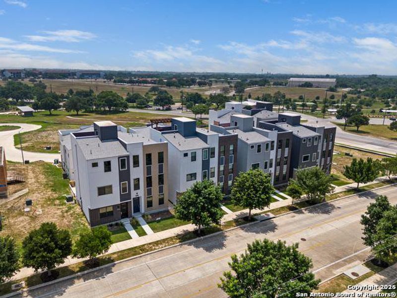 Front exterior of a new home in , San Antonio, TX, highlighting curb appeal (Image 19).