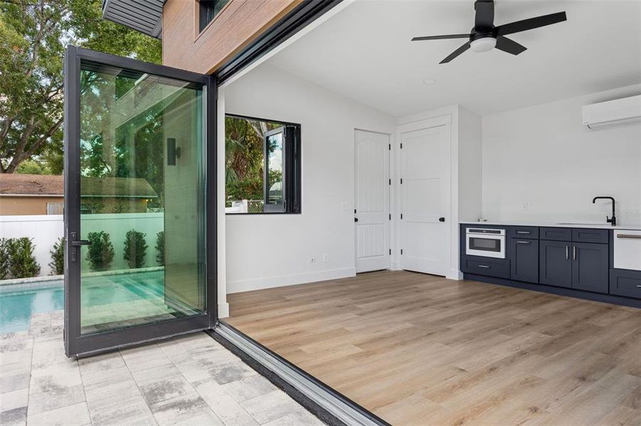 Exterior details and patio area of a home in , Tampa (Image 3). Exterior details and patio area of a home in , Tampa (Image 3).