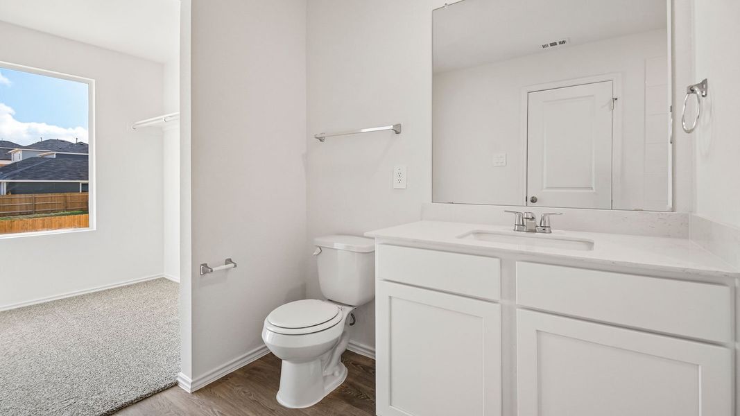 Furnished interior view inside a new home in Prairie Lakes, Buda (Image 12).