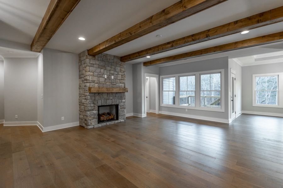 Representative unfurnished interior of a home built from the Farmview by Riverstone Construction, LLC in Pine Ridge, Soddy-Daisy (Image 20).