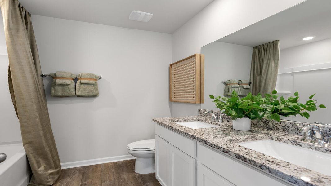 Furnished interior view inside a new home in McKenzie Gardens, Brunswick (Image 25).